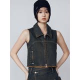 インディゴ | デニムウォッシュベスト | EMODA