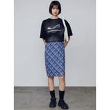 アートグラフィックオーバーTシャツ | EMODA | 詳細画像11 