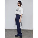 アートグラフィックオーバーTシャツ | EMODA | 詳細画像17 