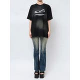 アートグラフィックオーバーTシャツ | EMODA | 詳細画像36 