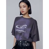 アートグラフィックオーバーTシャツ | EMODA | 詳細画像4 
