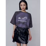 アートグラフィックオーバーTシャツ | EMODA | 詳細画像5 