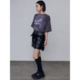 アートグラフィックオーバーTシャツ | EMODA | 詳細画像6 