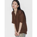 ブラウン | 【VEQUM】SHEER BOXY SHIRT | EMODA