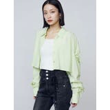 ノットスリーブオーバーシャツ | EMODA | 詳細画像18