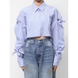 ノットスリーブオーバーシャツ | EMODA | 詳細画像2