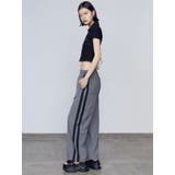 サイドレースナイロンパンツ | EMODA | 詳細画像17 