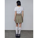 リブワイドプリーツスカート | EMODA | 詳細画像15 