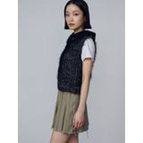 リブワイドプリーツスカート | EMODA | 詳細画像17 