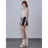 リブワイドプリーツスカート | EMODA | 詳細画像31 