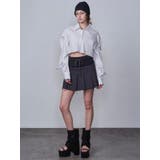 リブワイドプリーツスカート | EMODA | 詳細画像35 