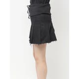 リブワイドプリーツスカート | EMODA | 詳細画像4 