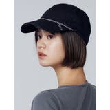 ブラック | ダメージツイルチェーンキャップ | EMODA