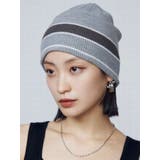 リバーシブルラインビーニー | EMODA | 詳細画像1 