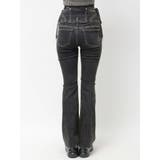 サイドオープンハイウエストフレアパギンス | EMODA | 詳細画像42 