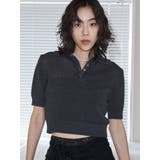 【VEQUM】SHEER DRY POLO KNIT | EMODA | 詳細画像3 