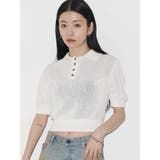 ホワイト | 【VEQUM】SHEER DRY POLO KNIT | EMODA