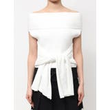 リボンオフショルダートップ | EMODA | 詳細画像1