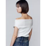 リボンオフショルダートップ | EMODA | 詳細画像8