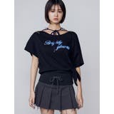 ルーズタイクラッシュTシャツ | EMODA | 詳細画像8