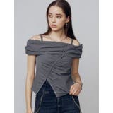 オフショルダーボタントップ | EMODA | 詳細画像18 