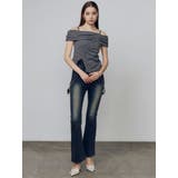 オフショルダーボタントップ | EMODA | 詳細画像19 