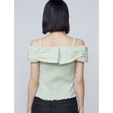 オフショルダーボタントップ | EMODA | 詳細画像22 