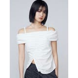 オフショルダーボタントップ | EMODA | 詳細画像28 