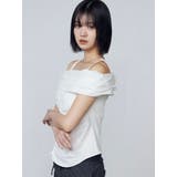 オフショルダーボタントップ | EMODA | 詳細画像29 