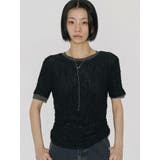 【VEQUM】WRINCLE LAYEREED TOPS | EMODA | 詳細画像3 