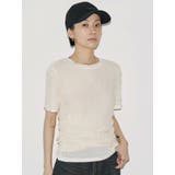 ホワイト | 【VEQUM】WRINCLE LAYEREED TOPS | EMODA