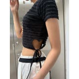 サイドハートオープントップス | EMODA | 詳細画像3 