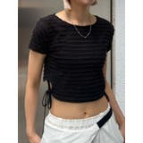 ブラック | サイドハートオープントップス | EMODA