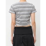 ダブルリボンコンパクトTシャツ | EMODA | 詳細画像20