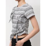 ダブルリボンコンパクトTシャツ | EMODA | 詳細画像22