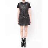 アウトポケットフェイクレザーワンピース | EMODA | 詳細画像22