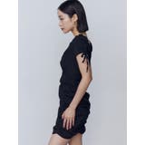 オフショルダーミニギャザーワンピース | EMODA | 詳細画像20