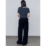 サイドリボンベロアパンツ | EMODA | 詳細画像5