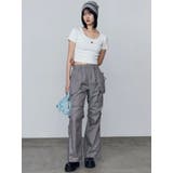 ハングポケットセミフレアパンツ | EMODA | 詳細画像17 