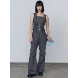 ハングポケットセミフレアパンツ | EMODA | 詳細画像19 