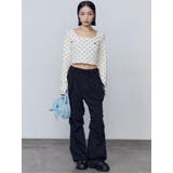 ハングポケットセミフレアパンツ | EMODA | 詳細画像25 