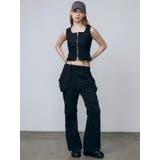 ハングポケットセミフレアパンツ | EMODA | 詳細画像28 