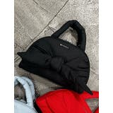 ブラック | パッファーリボンミニバッグ | EMODA