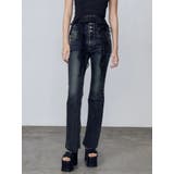 サイドオープンハイウエストフレアパギンス | EMODA | 詳細画像25 