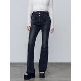 サイドオープンハイウエストフレアパギンス | EMODA | 詳細画像40 