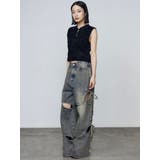 カットアウトルーズジーンズ | EMODA | 詳細画像13