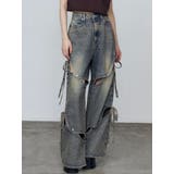 カットアウトルーズジーンズ | EMODA | 詳細画像15