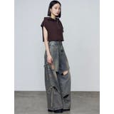 カットアウトルーズジーンズ | EMODA | 詳細画像18