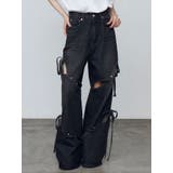 カットアウトルーズジーンズ | EMODA | 詳細画像20