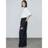 カットアウトルーズジーンズ | EMODA | 詳細画像22